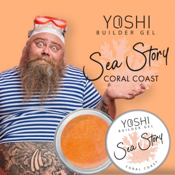 Żel YOSHI SEA STORY GEL UV LED Coral Coast 15 ml